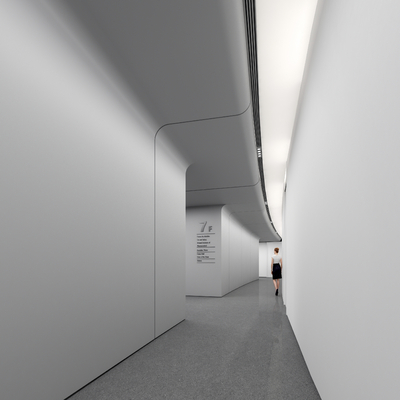 Modern office corridor