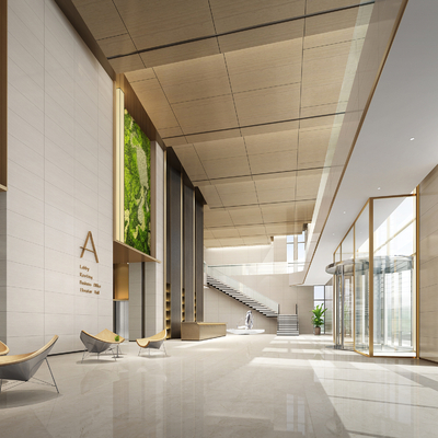 Modern Office Lobby