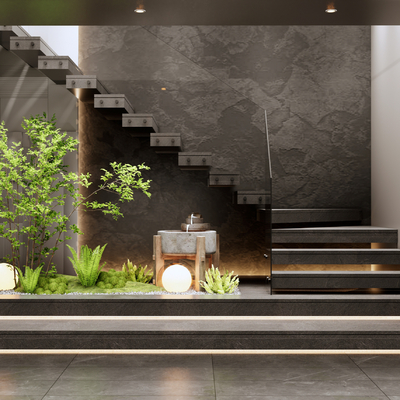 Modern Staircase Landscape