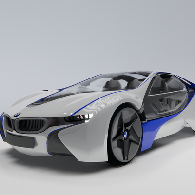 BMW i8 electric sports car car