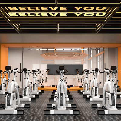 Modern Spinning Room Gym