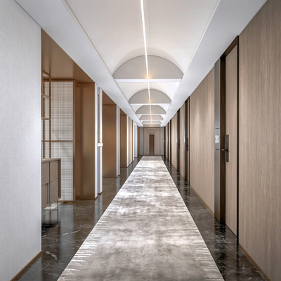 Modern Corridor Hotel Away