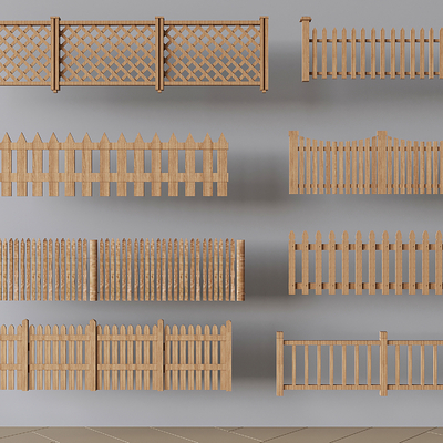 New Chinese Railing Guardrail Fence Wooden Fence Wooden Fence Barrier