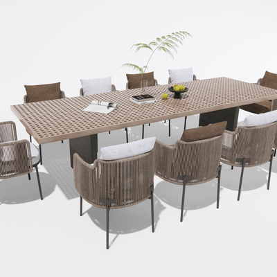 Minotti modern outdoor tables and chairs