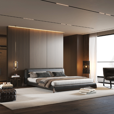 Minotti double bed