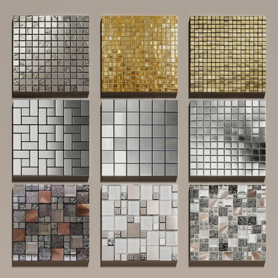 metal tile mosaic tile