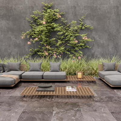 Minotti outdoor sofa