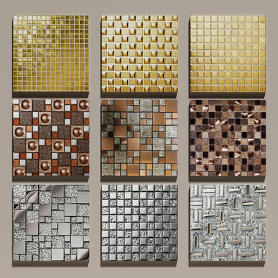 metal tile mosaic tile