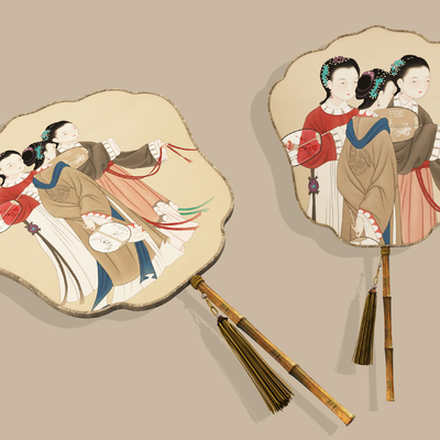 Neo-Chinese Style Palace Fan Dance Fan