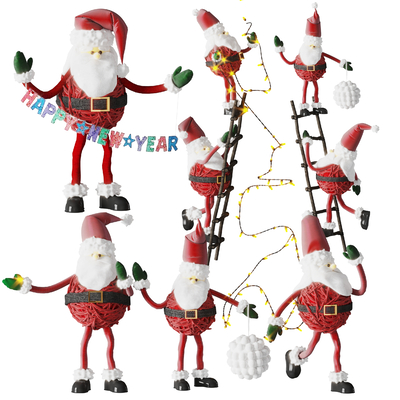 Modern Santa Claus Christmas Decoration Ornaments