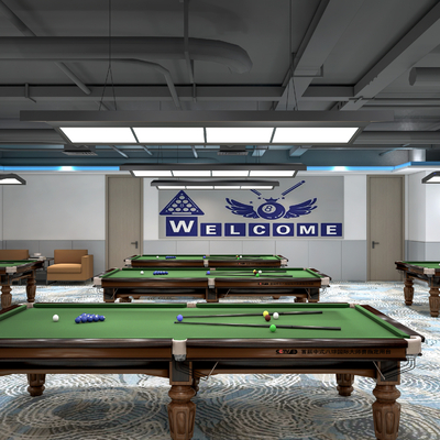 Modern Billiard Room