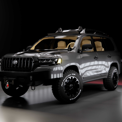 Toyota modified off-road vehicle