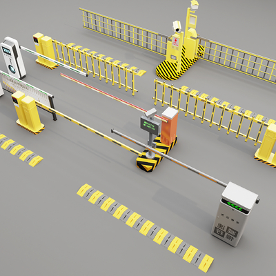 Community gate gate toll pole