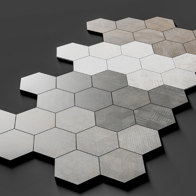 Modern Hexagonal Tile Floor Tile