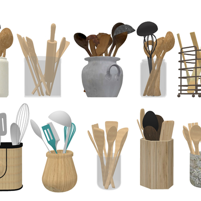 Spatula Spoon Storage Rack