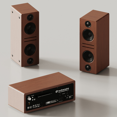 Modern solid wood audio