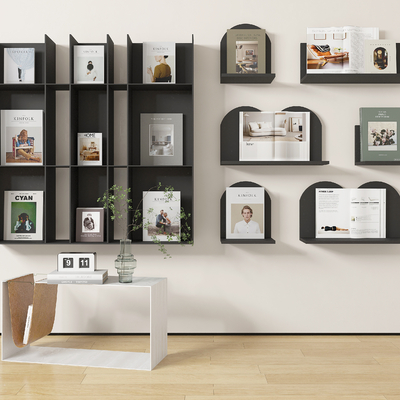 Modern Magazine Book Shelf