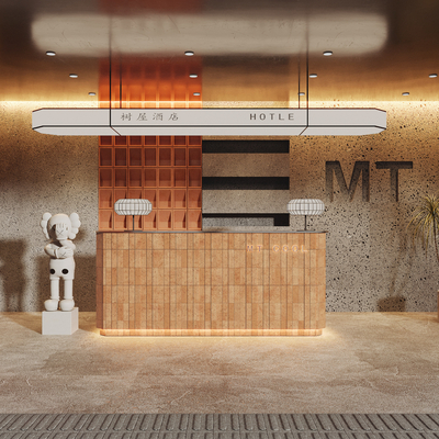 Modern Hotel Front Desk