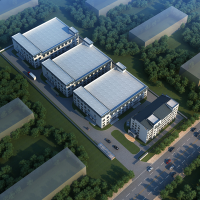 A Bird's Eye View of New Chinese Industrial Factory Planning