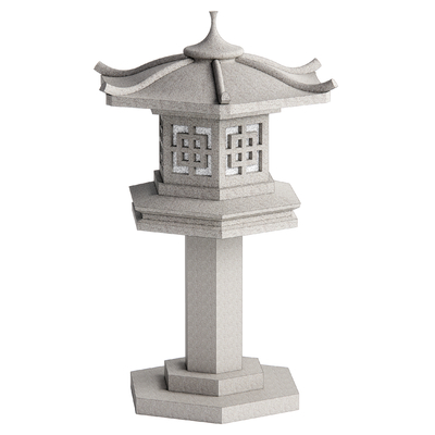 Neo-Chinese Style Stone Lamp