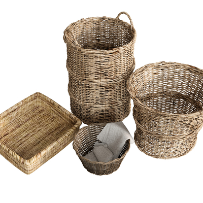 Basket Bamboo Basket Bamboo Basket Dirty Clothes Basket