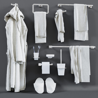 Modern Bath Towels Bathrobe Towels Towel Rack