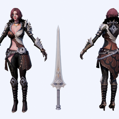 Adventure Captain Adventurer Female Swordsman Female General