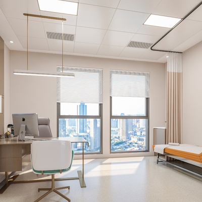 Modern hospital consulting room