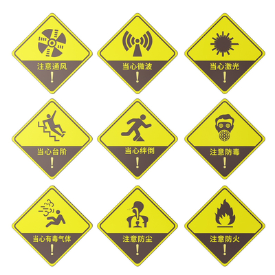 Factory sign site safety production sign reminder sign