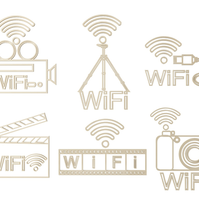 WIFI sign icon sign guide sign