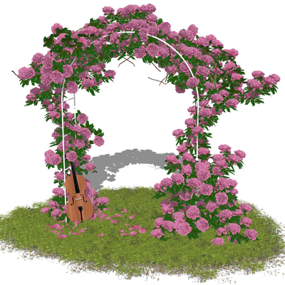 Flower Arch Porch Rack Plant Climbing Rack Rose Flower Rack