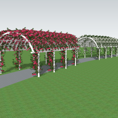 Flower Arch Porch Rack Plant Climbing Rack Rose Flower Rack