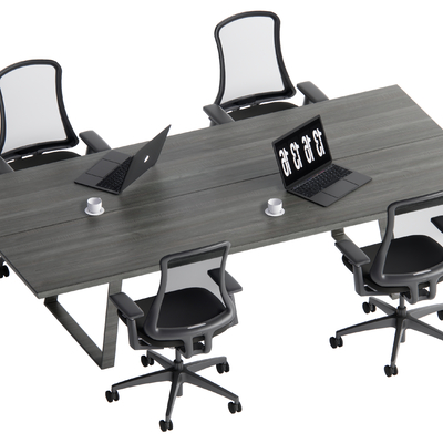 modern office desk and chair