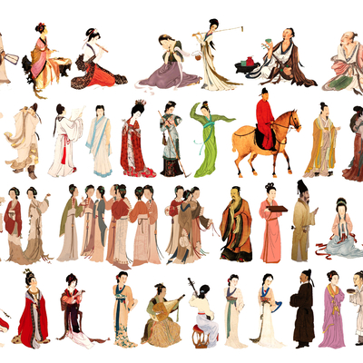 Chinese Ancient Lady Figure Palace Figures