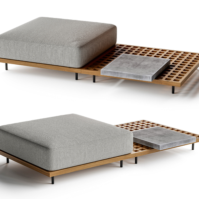 MINOTTI outdoor sofa sofa stool pedal