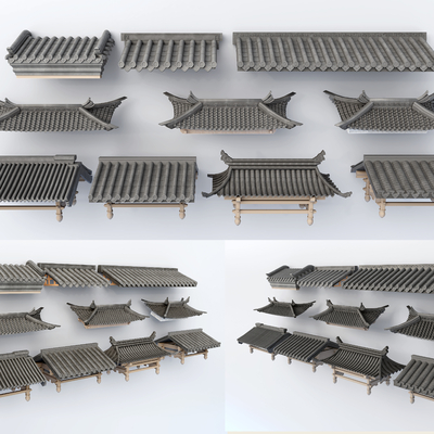 Chinese Eaves Roof Tile Roof Ridge