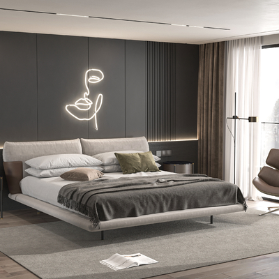 Minotti double bed