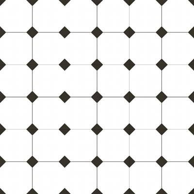 Modern Simple Black and White Parquet Tile Tile