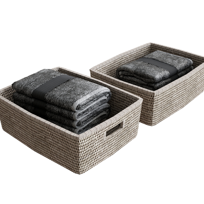 towel bath towel basket bamboo basket