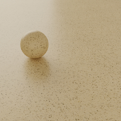 Quartz stone terrazzo ground