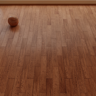 Modern walnut flooring