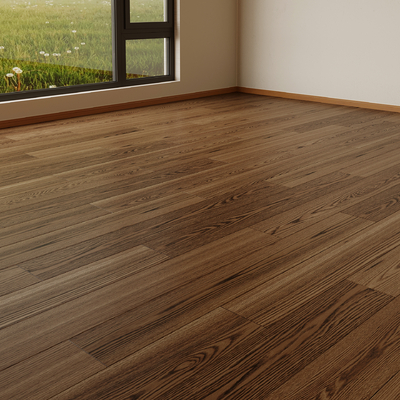 Modern walnut flooring