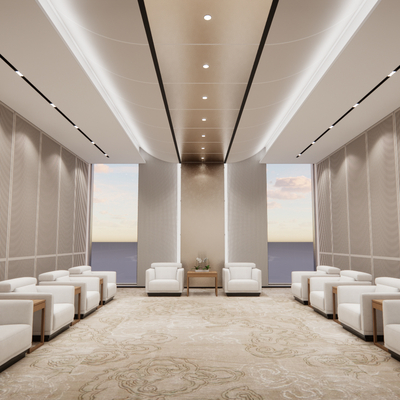 Modern Reception Room Meeting Hall