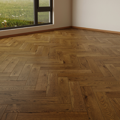 Modern walnut flooring