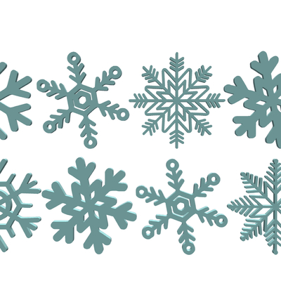 Three-dimensional snowflake