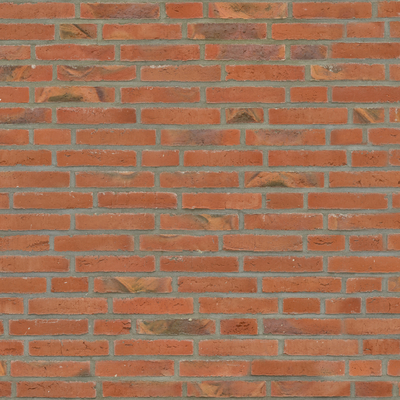 brick red brick wall