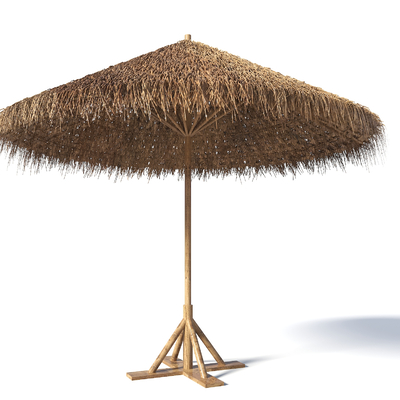 Chinese-style thatched pavilion thatched umbrella pavilion