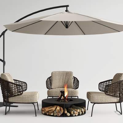 Minotti Outdoor Chair Courtyard Lounge Chair