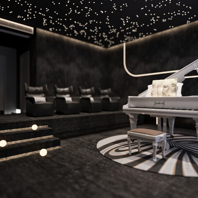 piano soundproof room grand piano