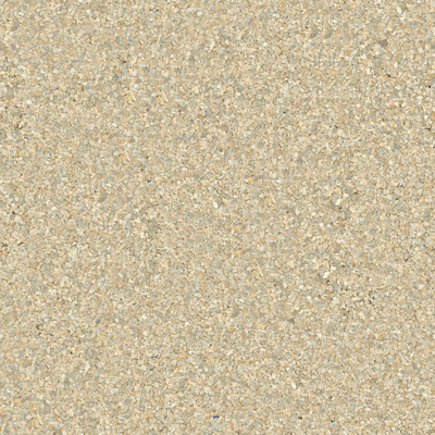 Beige gravel ground sand